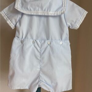 Light Blue Kids heirloom romper
